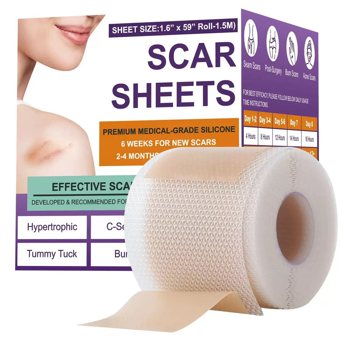 Blizkox™ ✅MEDICAL-GRADE SILICONE SCAR RECOVERY SHEETS